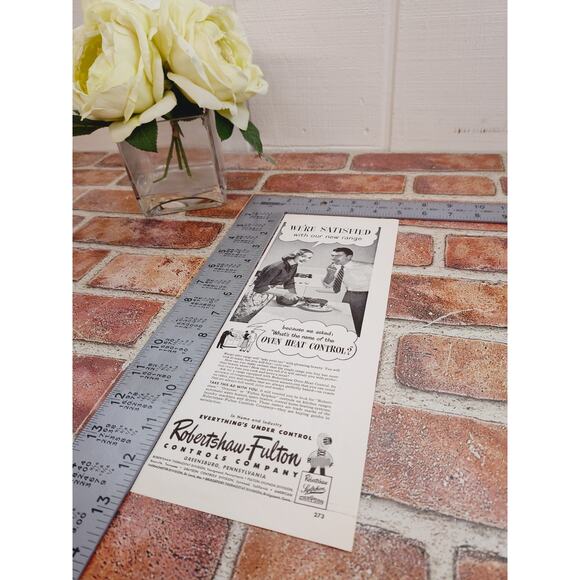 1950 Smiling Husband Sneaking Taste of Cake Frosting Wife Baking Vtg Print Ad - Picture 4 of 6